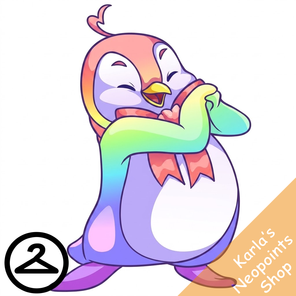Prismatic Pastel: Adoring Rainbow Bruce