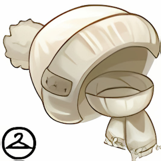 Dyeworks White: Baby Fleece Scarf and Beanie