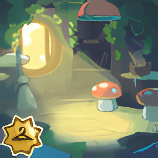 Inside a Woodland Treehouse Background