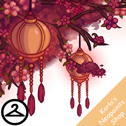 Blooming Lanterns Garland