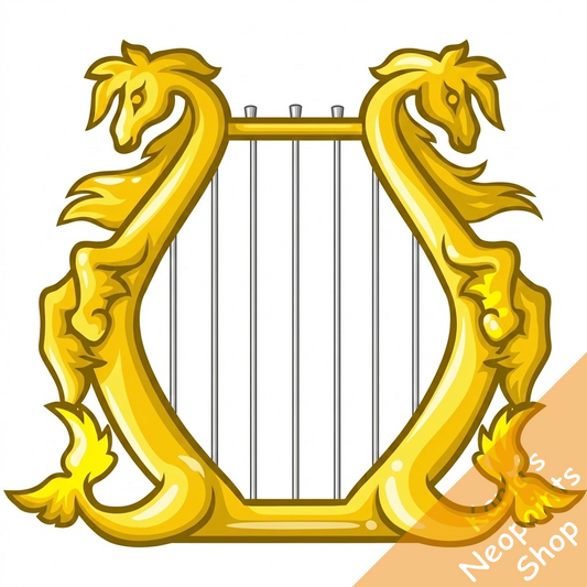 Golden Peophin Harp