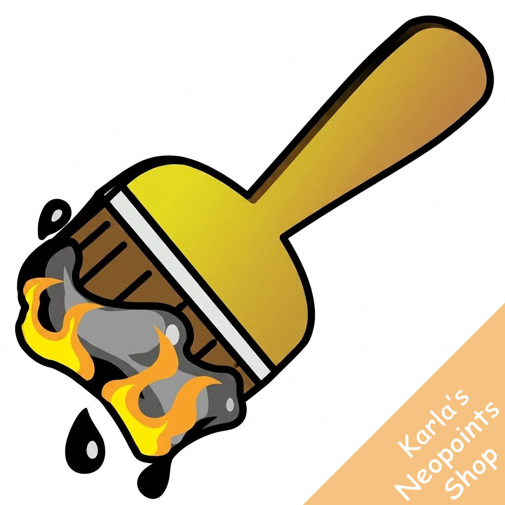 Fire, Fire, Your Pants On Fire Paint Brush