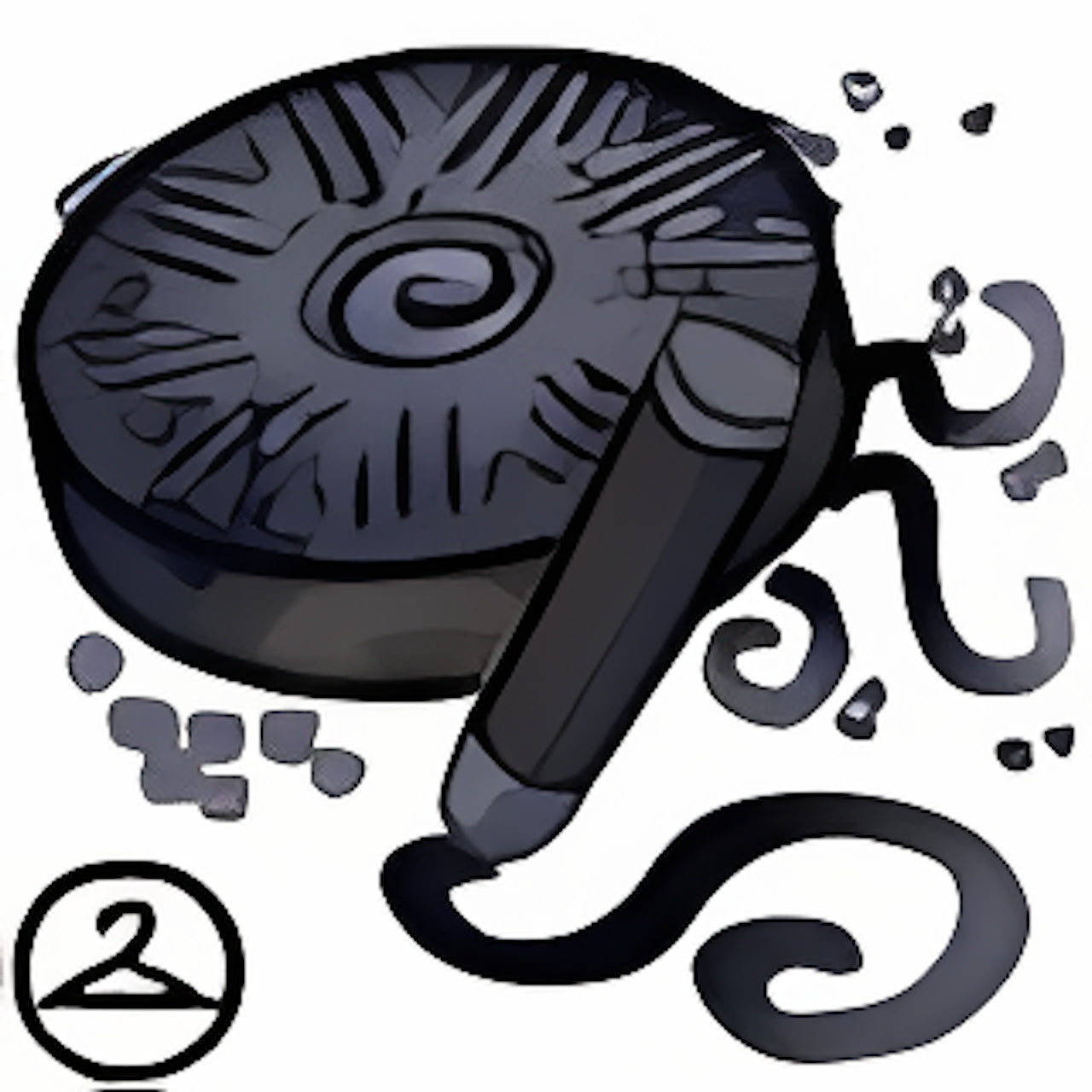 Dyeworks Black: Sun Prince Markings