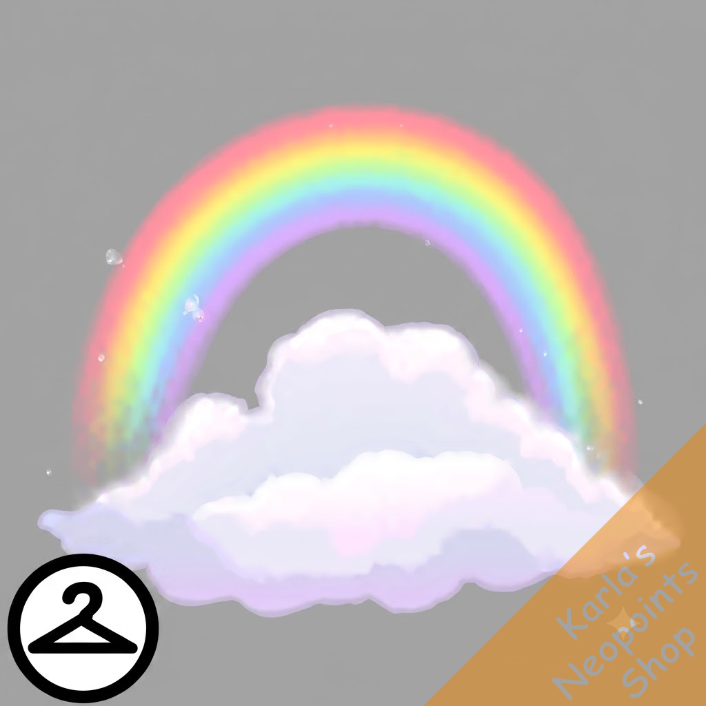 Nostalgic Rainbow Cloud Trinket