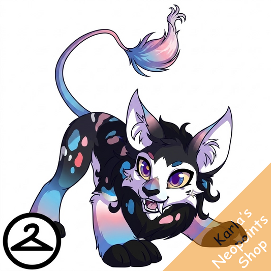 Prismatic Transgender: Adoring Rainbow Varwolf