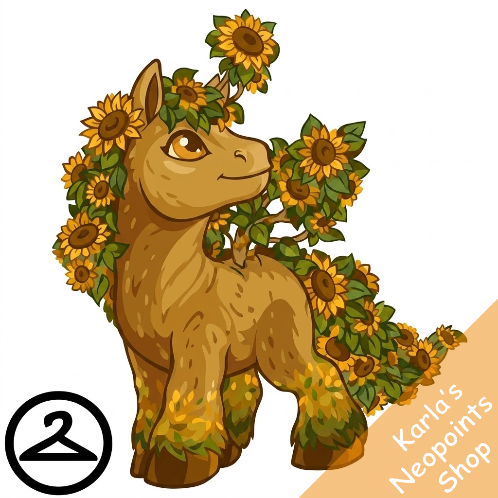 Prismatic Sunflower: Blooming Woodland Uni