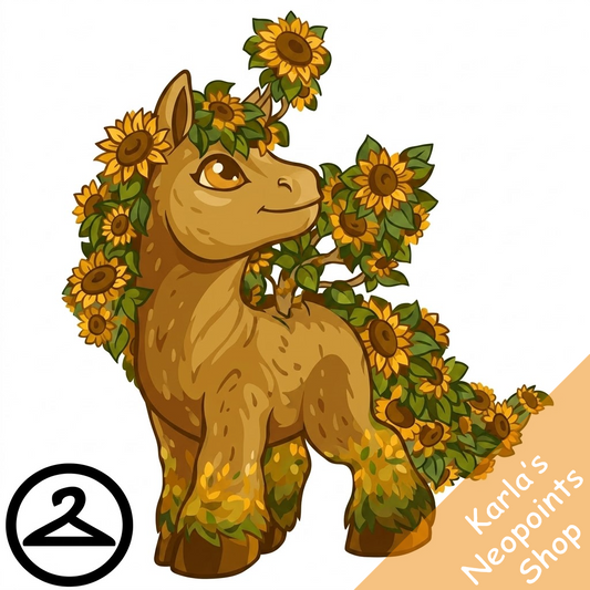 Prismatic Sunflower: Blooming Woodland Uni