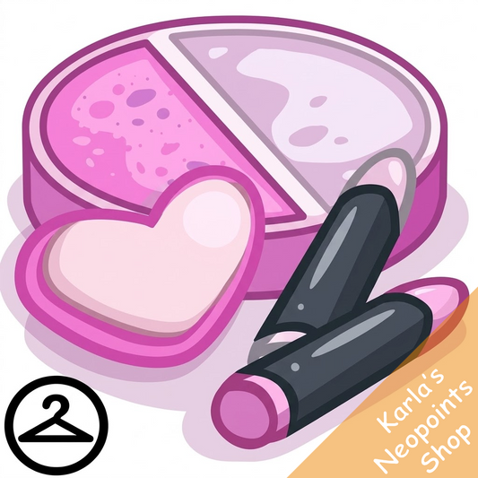 Dyeworks White: Valentine Clown Makeup