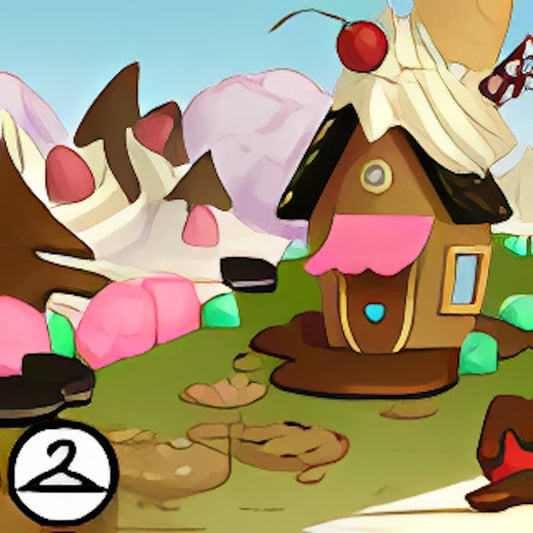 Fantastical Land of Chocolate Background