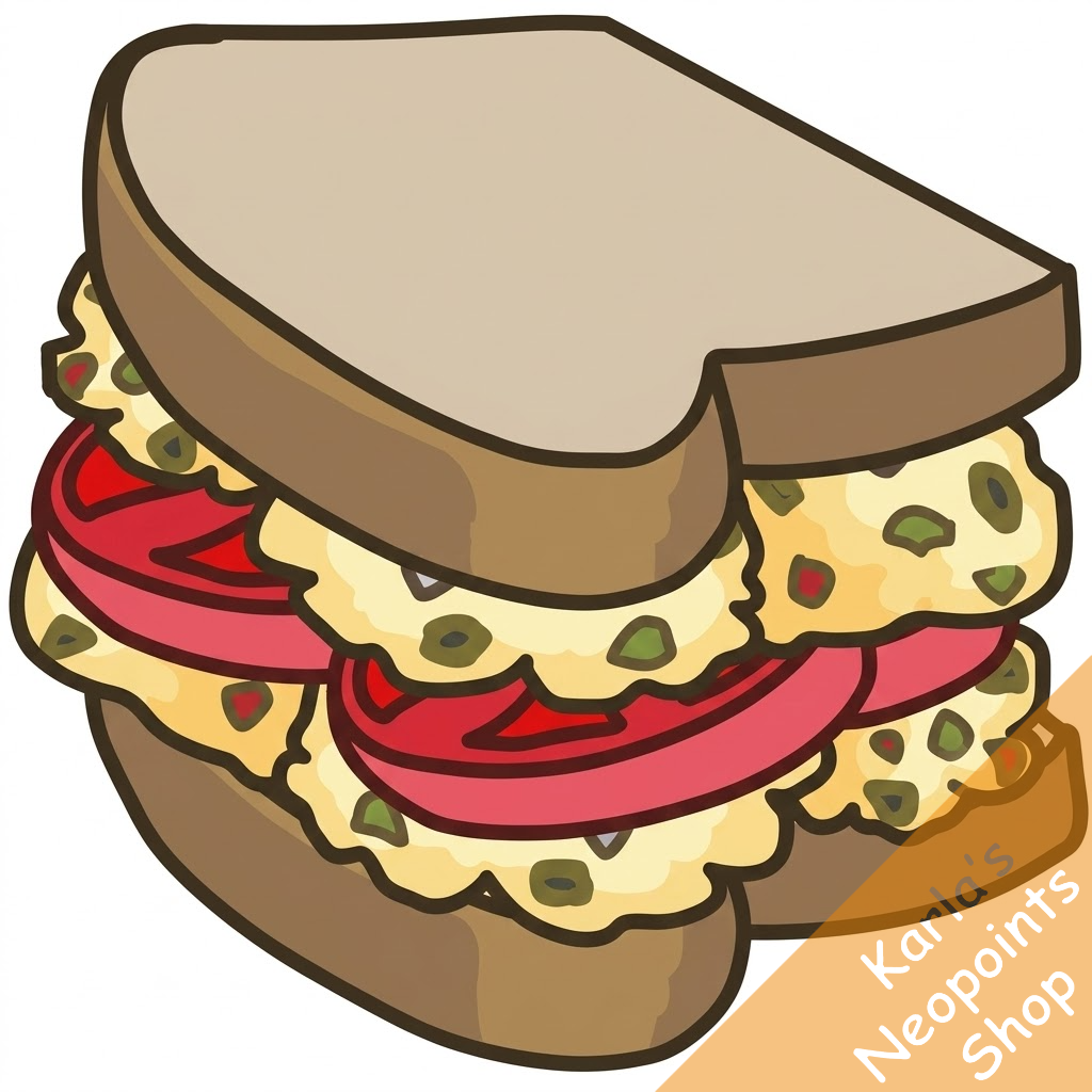 Egg and Tomato Sandwich