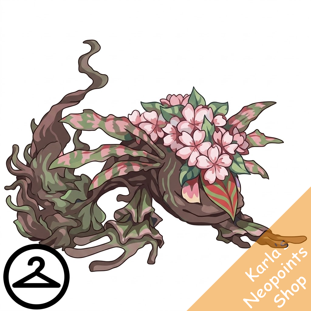 Prismatic Blossom: Blooming Woodland Koi