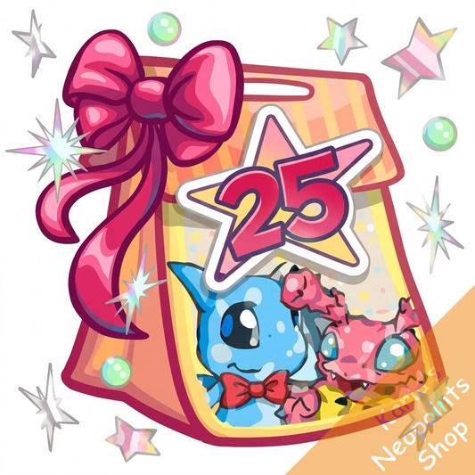 Neopets 25th Birthday Goodie Bag