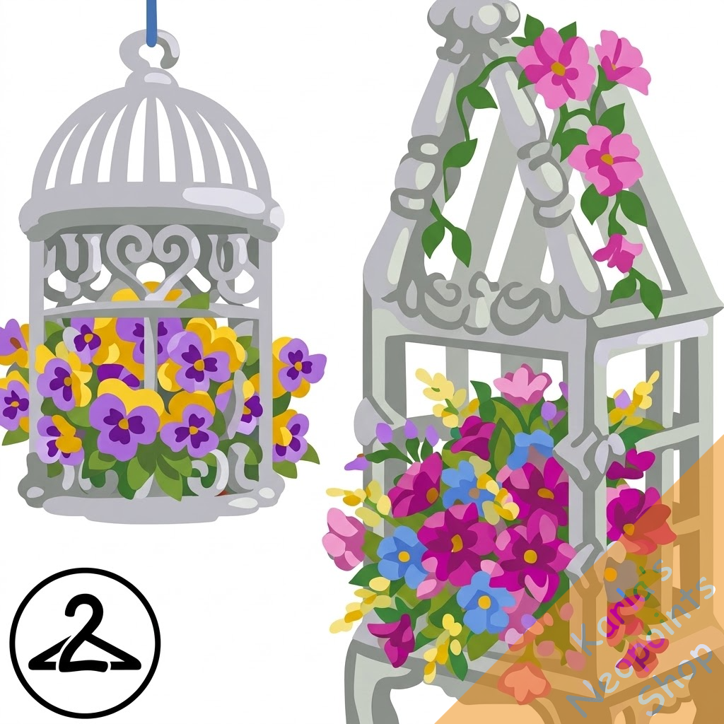 Romantic Cottage Planters