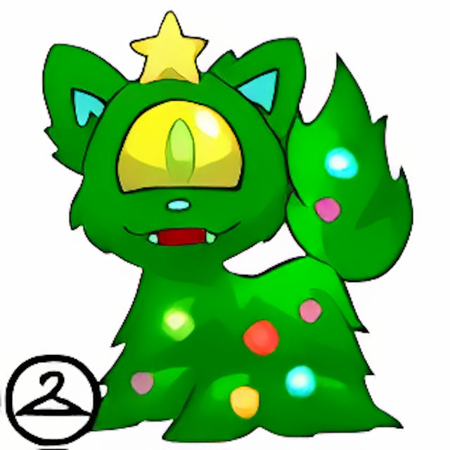 Christmas Meowclops Petpet Companion Foreground