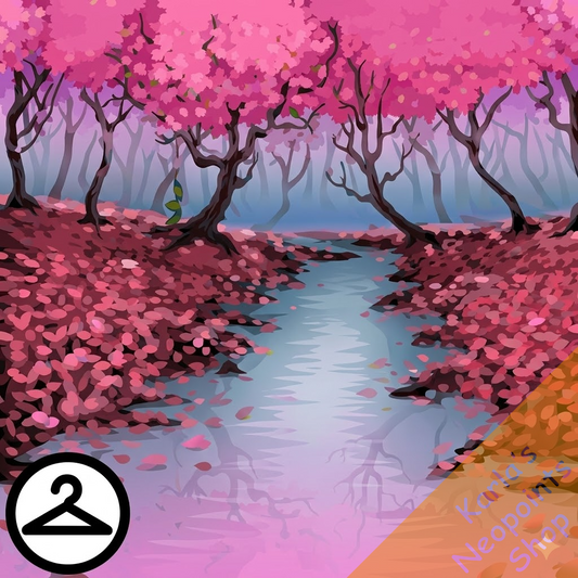 Rainy Spring Day Background