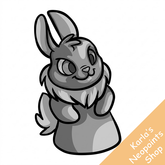 Silver Cybunny Hand Puppet