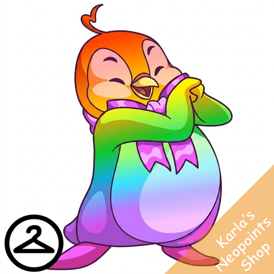 Adoring Rainbow Bruce