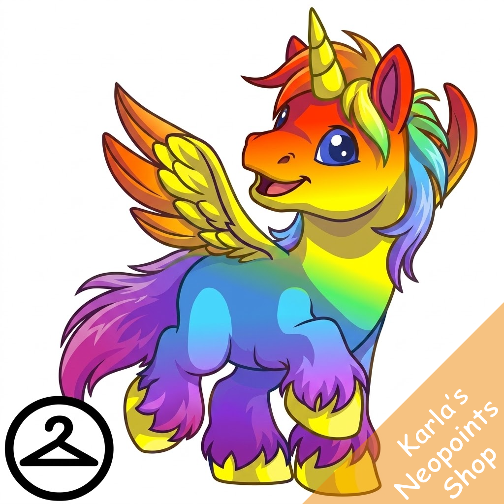 Adoring Rainbow Uni