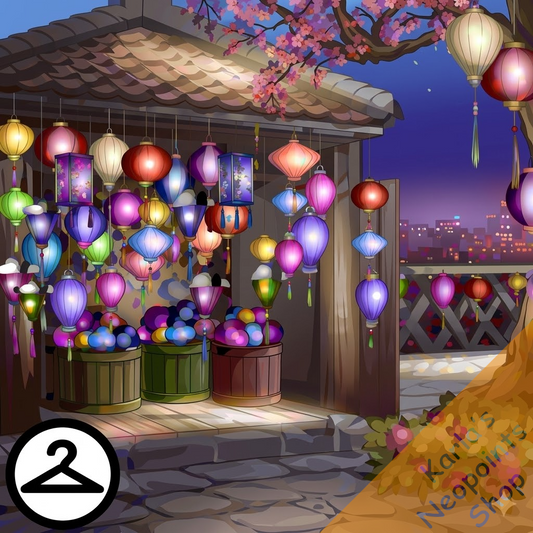 Lamp Market Background