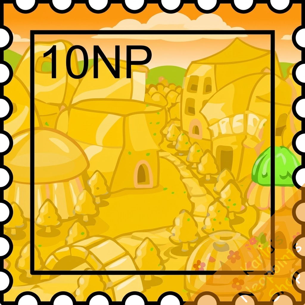 Jelly World Stamp