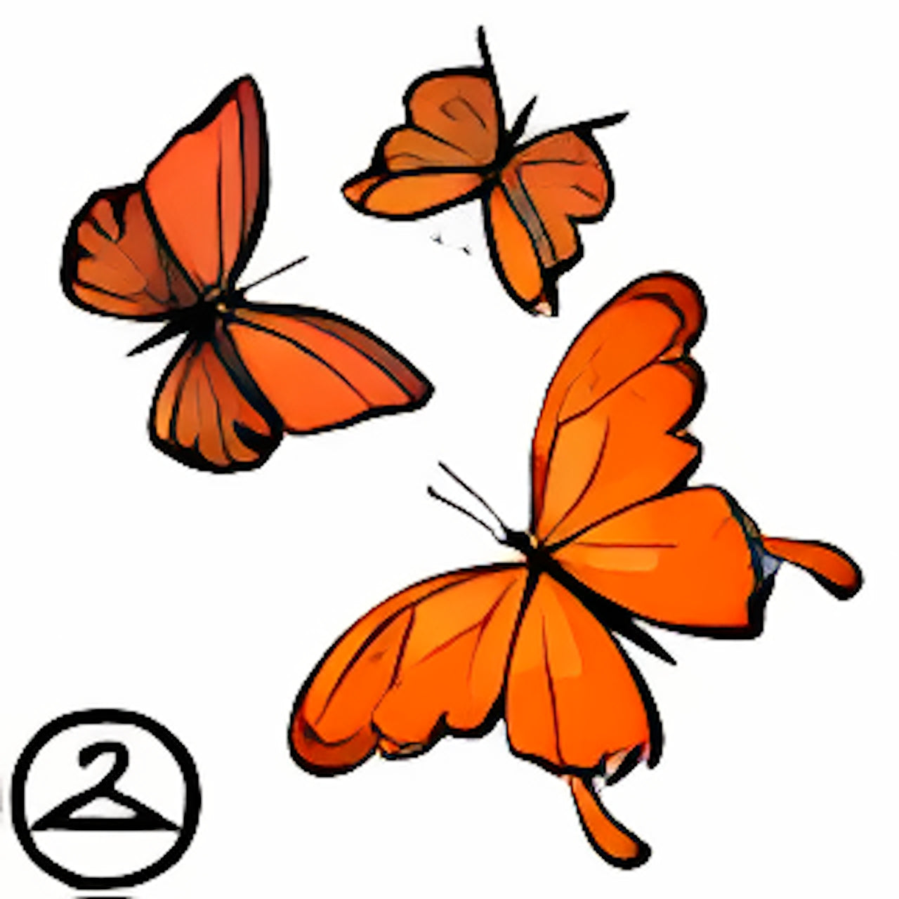 Dyeworks Orange: Mystical Butterflies Filter