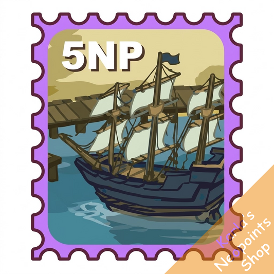 Docked Ship Stamp