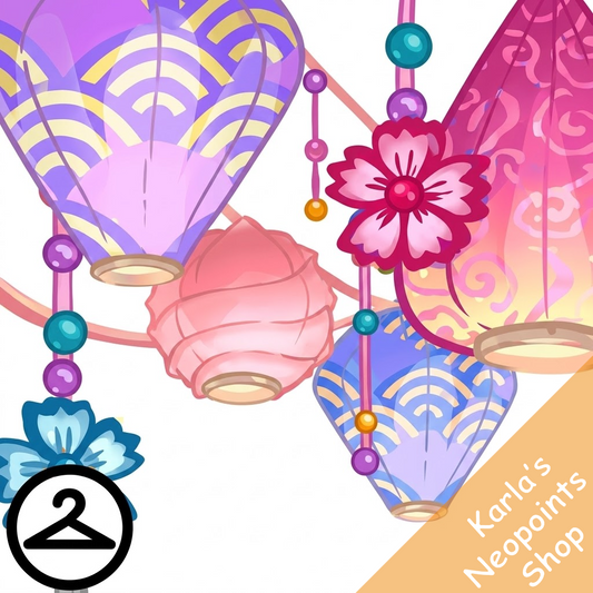 Garden Festival Lantern Garland