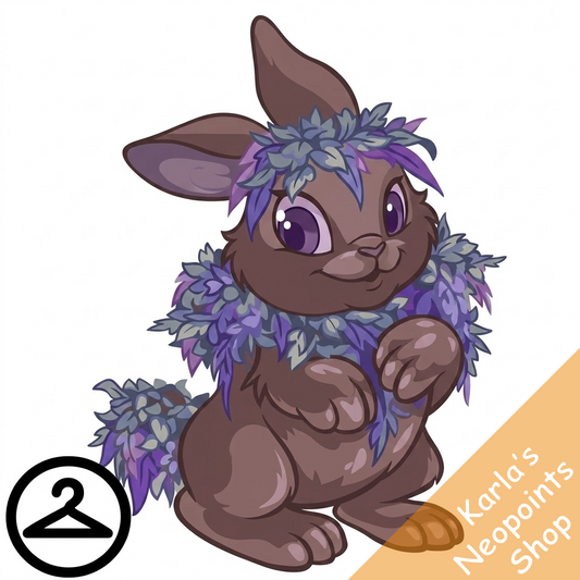 Prismatic Wisteria: Blooming Woodland Cybunny