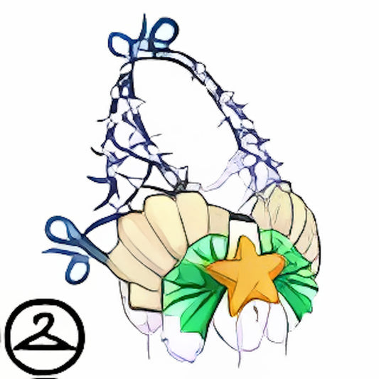 Dyeworks White: Maraquan Treasure Halter Top