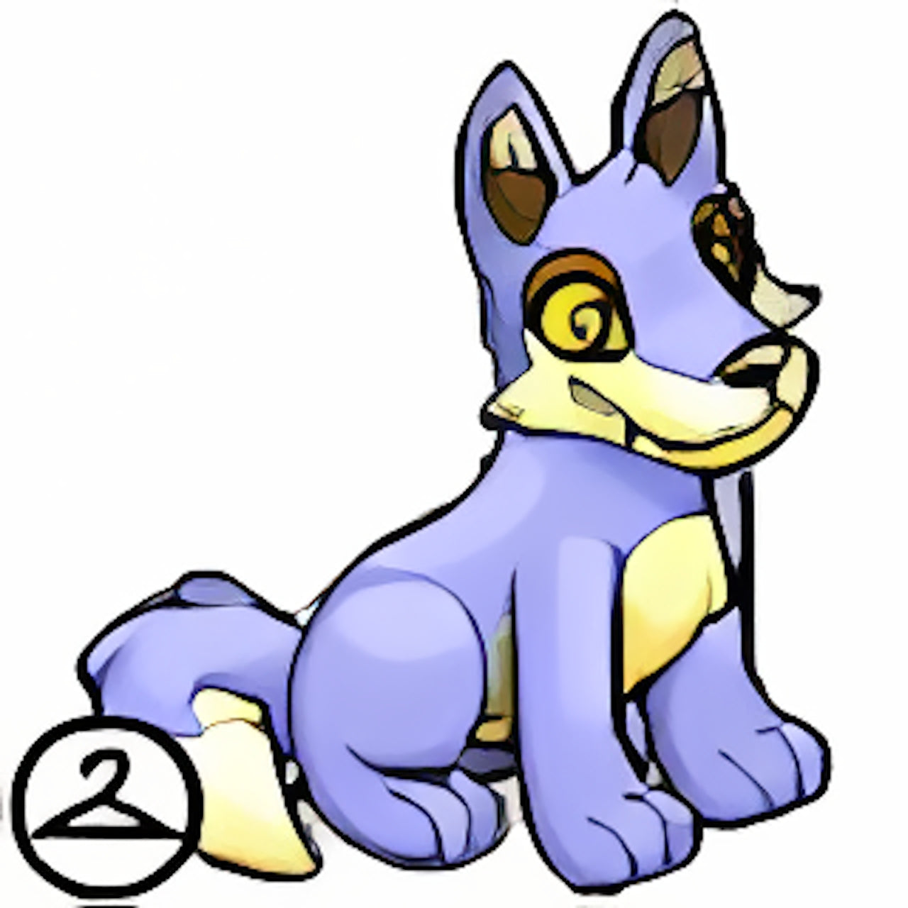 Habbo Hotel Blue Lupe