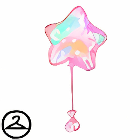 Dyeworks Pink: Baby Iridescent Balloon