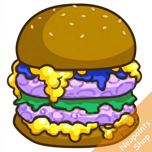 Royal Blue Cheeseburger