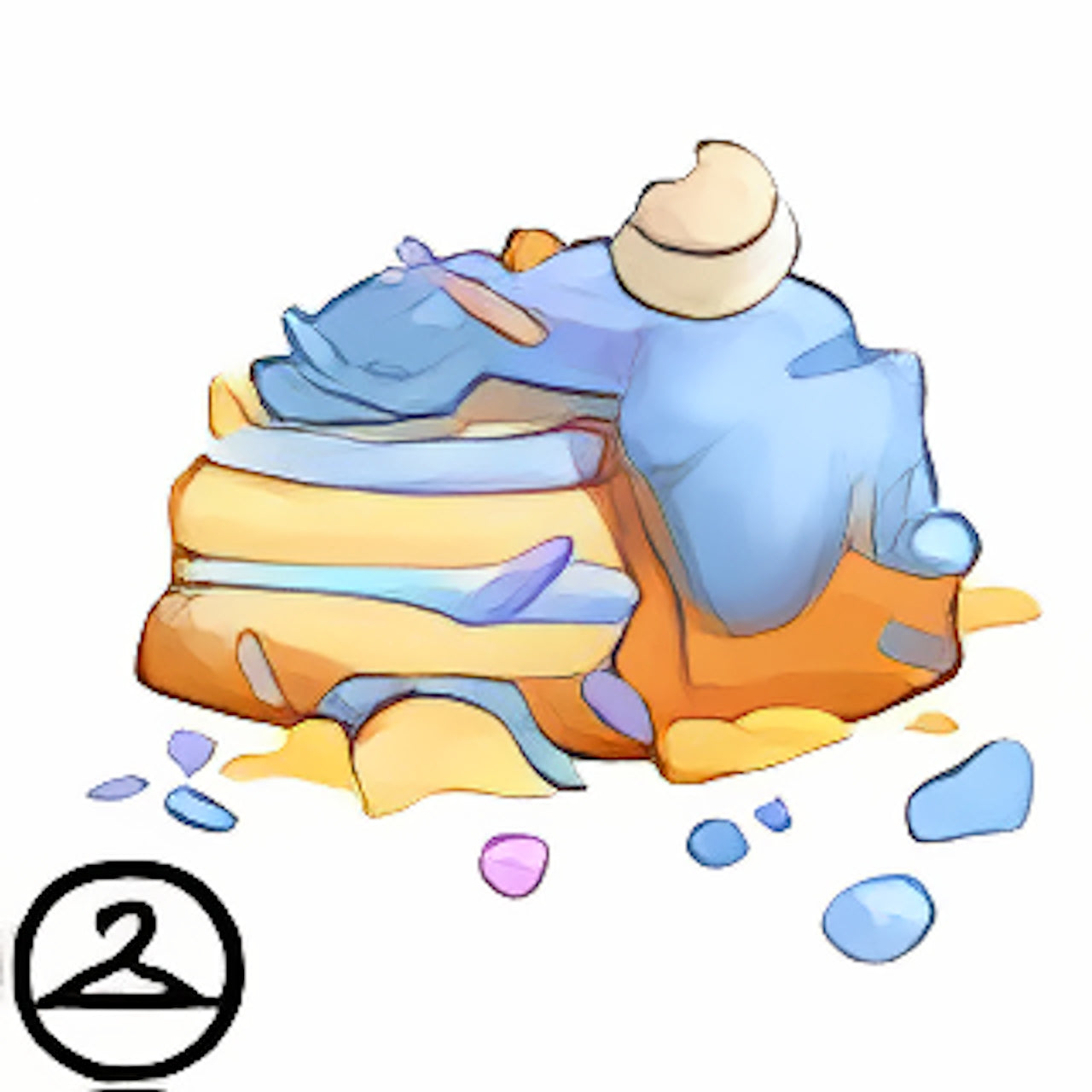 Dyeworks Blue: Baby Messy Birthday Cake Makeup