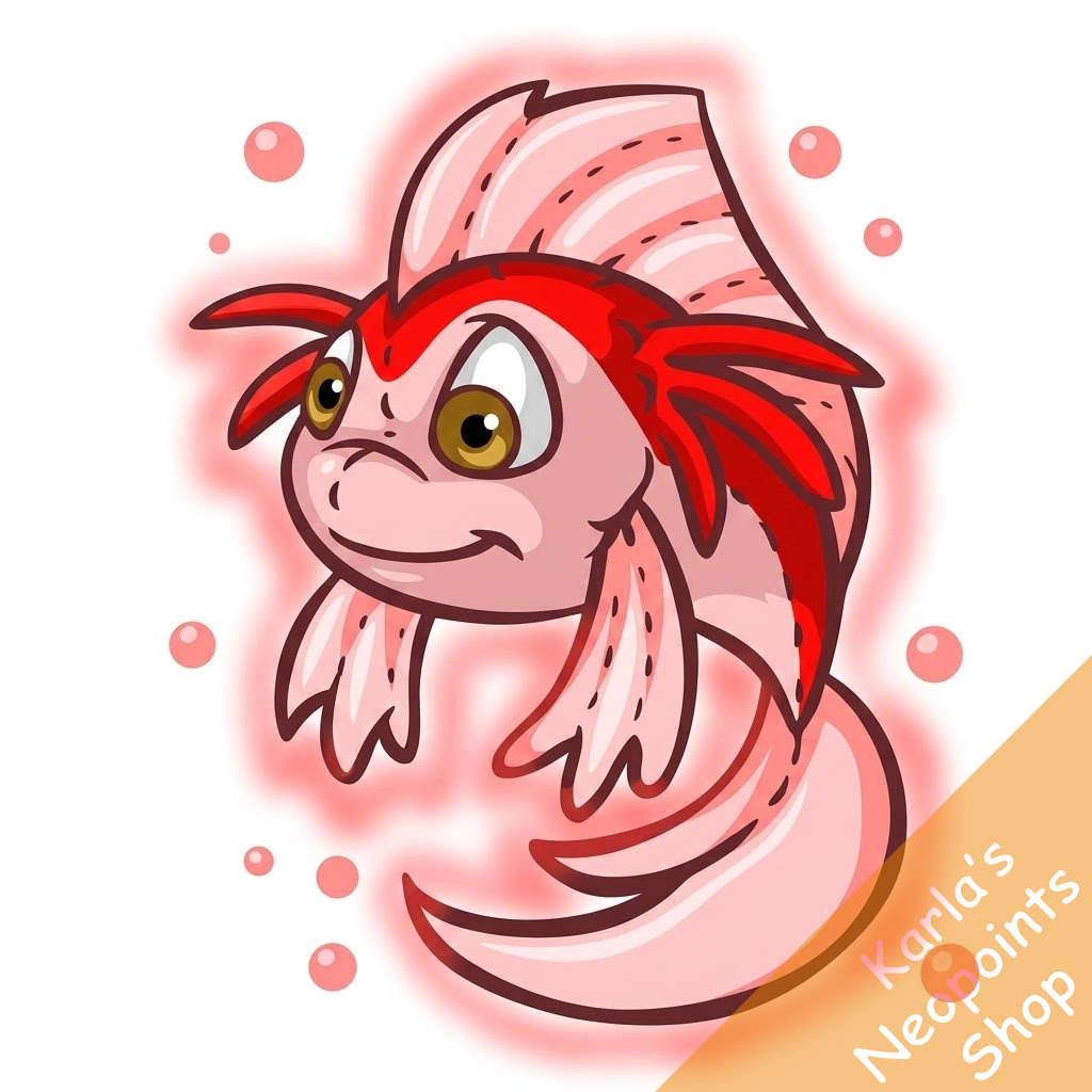 Magical Red Koi Plushie