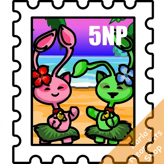 Mystery Island Aishas Stamp
