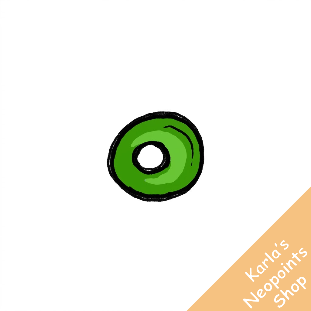 Green Oranu Bead
