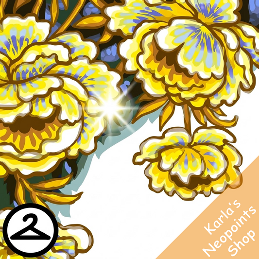 Shining Golden Flowers Garland