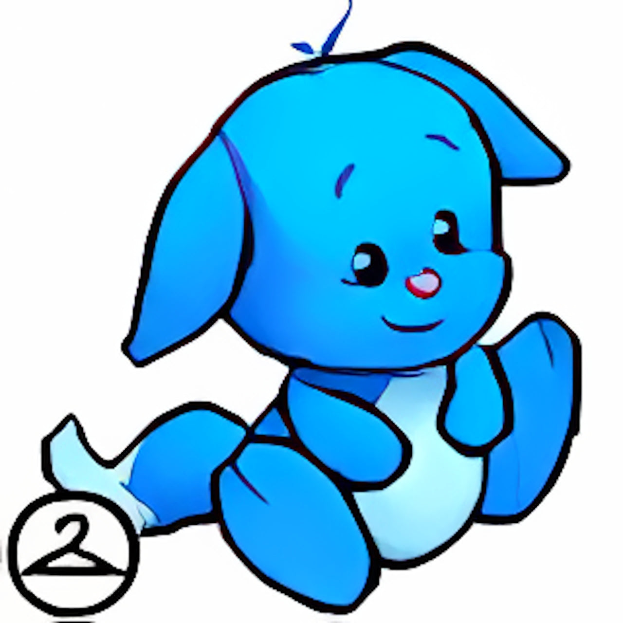 Habbo Hotel Blue Kacheek
