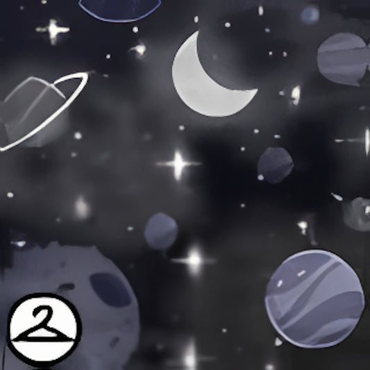 Dyeworks Black: Pastel Galaxy Background