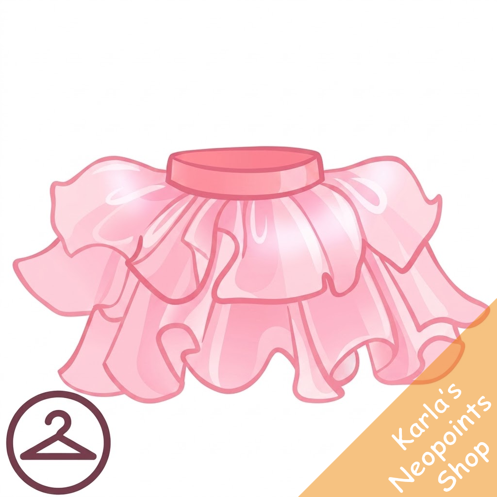 Pastel Pink Chiffon Skirt