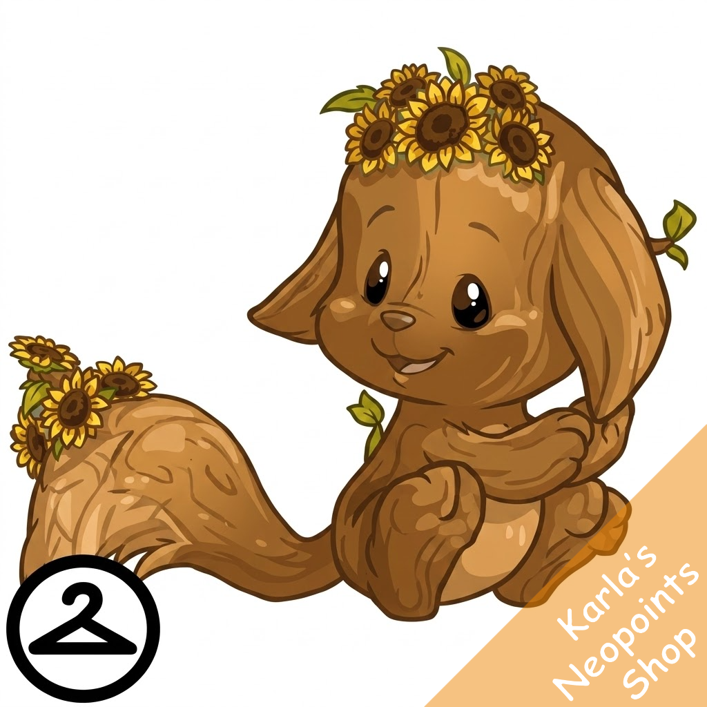 Prismatic Sunflower: Blooming Woodland Kacheek