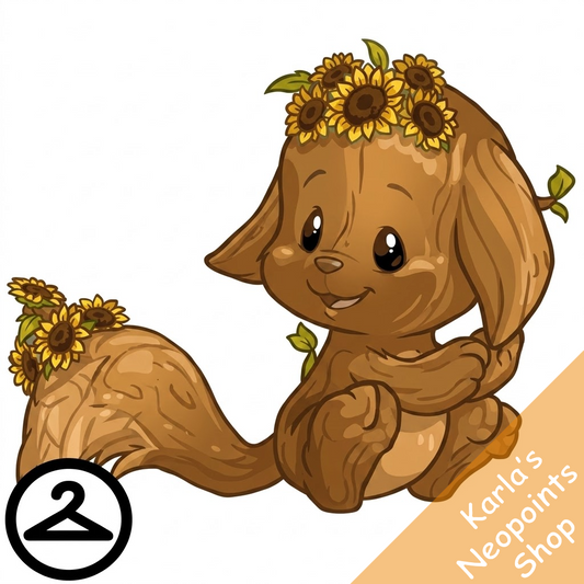 Prismatic Sunflower: Blooming Woodland Kacheek