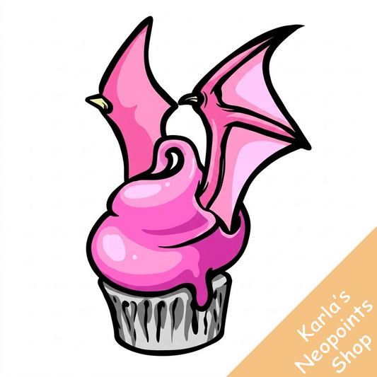 Pink Shoyru Cupcake