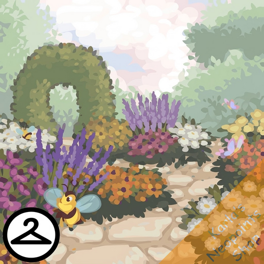 Wildflower Garden Background