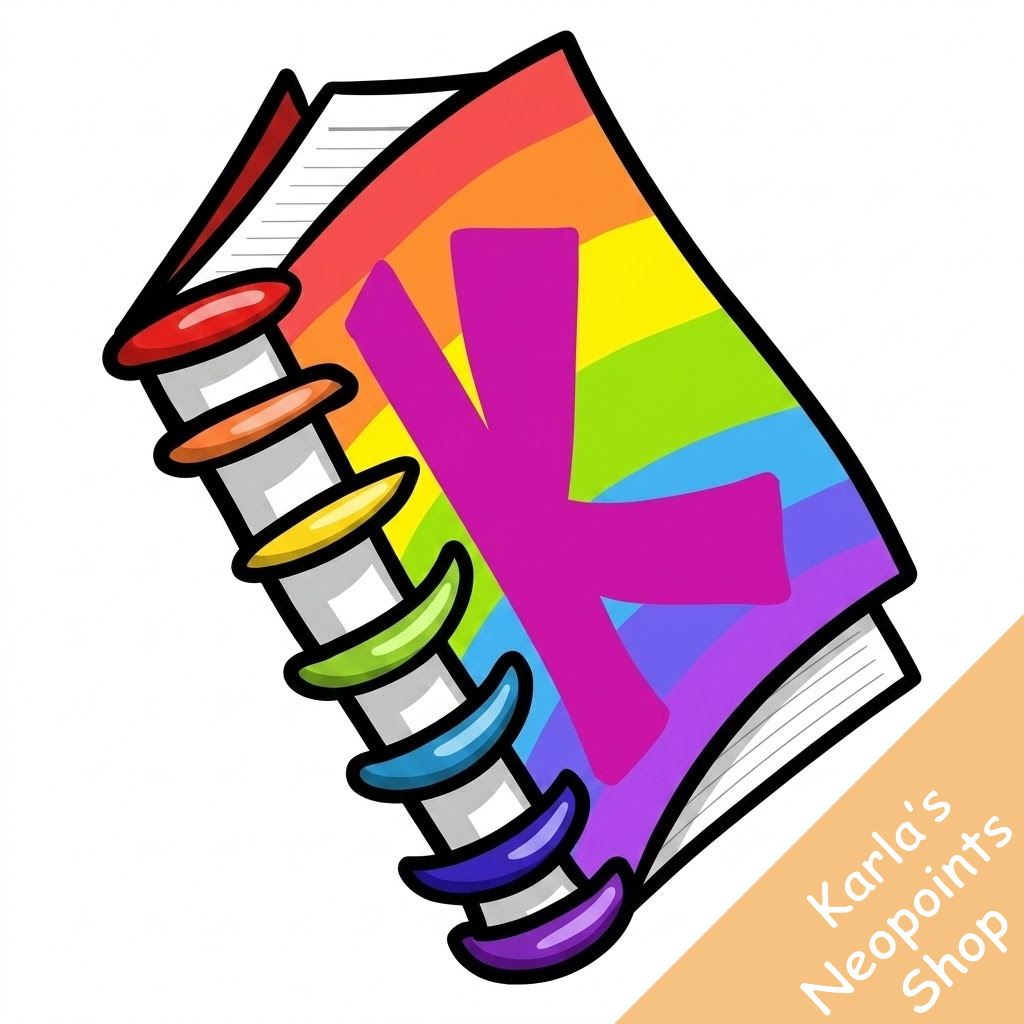 Rainbow Kacheek Sketchbook