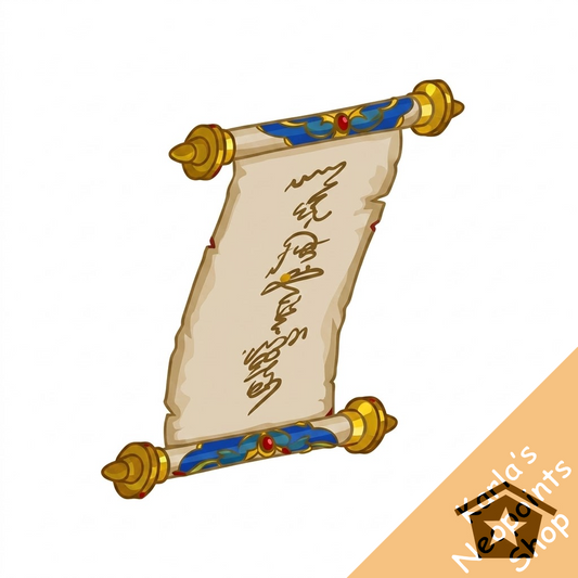 Lost Desert Scroll Wall Painting