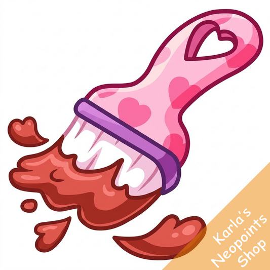Valentine Paint Brush