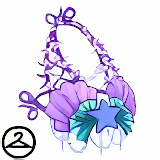 Dyeworks Purple: Maraquan Treasure Halter Top