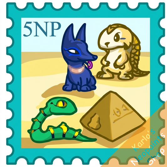 Desert Petpet Stamp