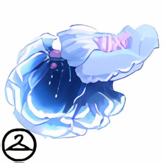 Tidal Elegance Peophin Dress